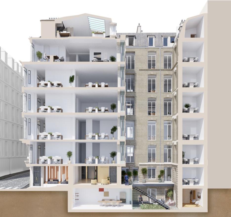 Bureau Paris 2574m² Location bureau Paris OLBUR2207949 6